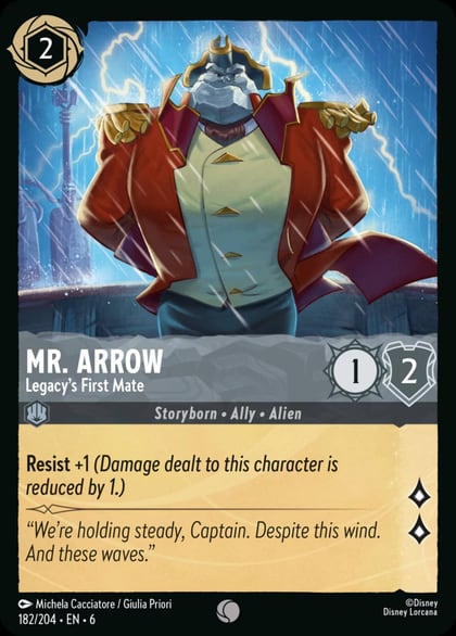 Mr. Arrow - Legacy's First Mate, Azurite Sea 182/204