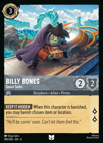 Billy Bones - Space Sailor, Azurite Sea 185/204