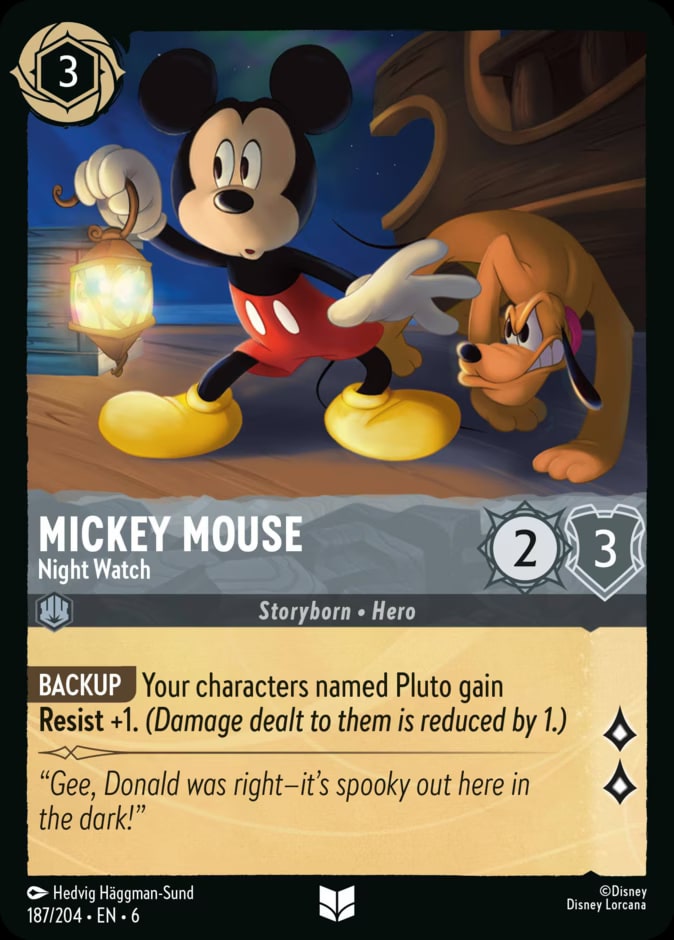Mickey Mouse - Night Watch, Azurite Sea 187/204