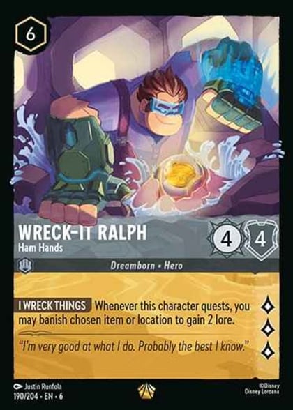 Wreck-It Ralph - Ham Hands, Azurite Sea 190/204