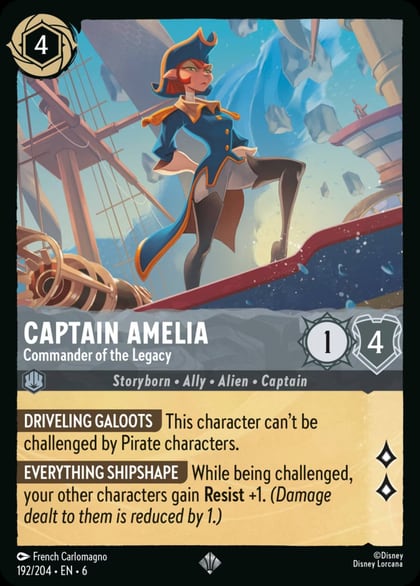 Captain Amelia - Commander of the Legacy, Azurite Sea 192/204