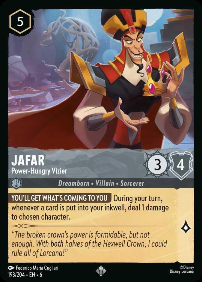 Jafar - Power-Hungry Vizier, Azurite Sea 193/204