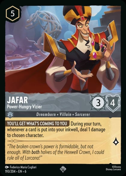 Jafar - Power-Hungry Vizier, Azurite Sea 193/204