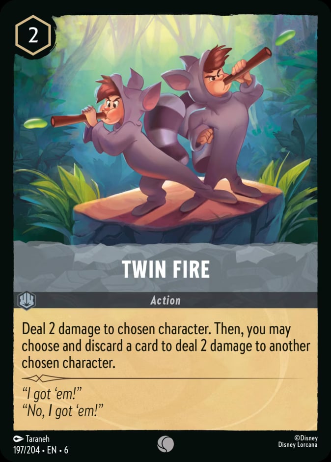 Twin Fire, Azurite Sea 197/204