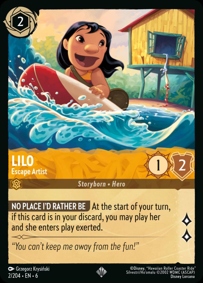 Lilo - Escape Artist, Azurite Sea 2/204