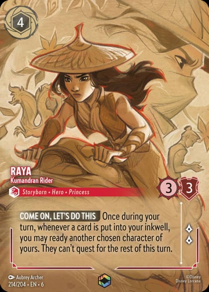 Raya - Kumandran Rider (Enchanted), Azurite Sea 214/204