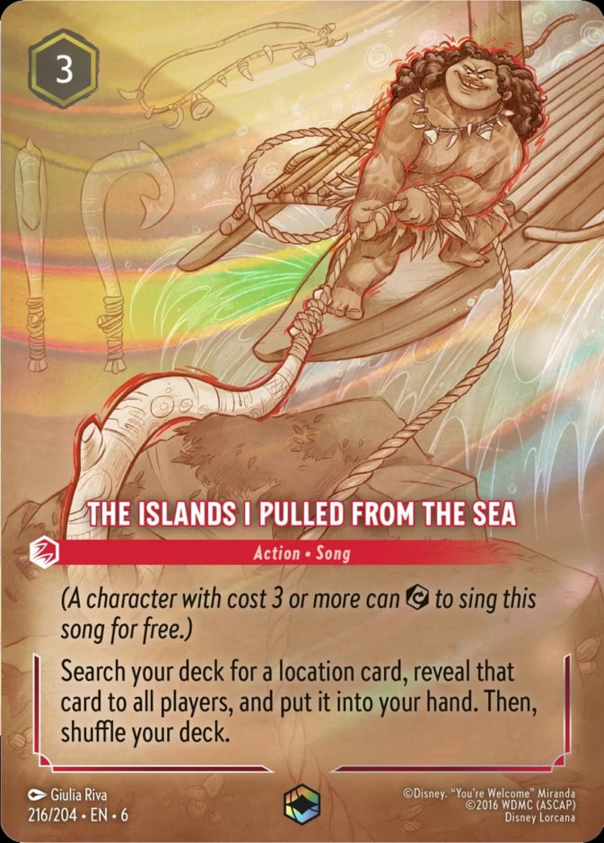 The Islands I Pulled From The Sea (Enchanted), Azurite Sea 216/204