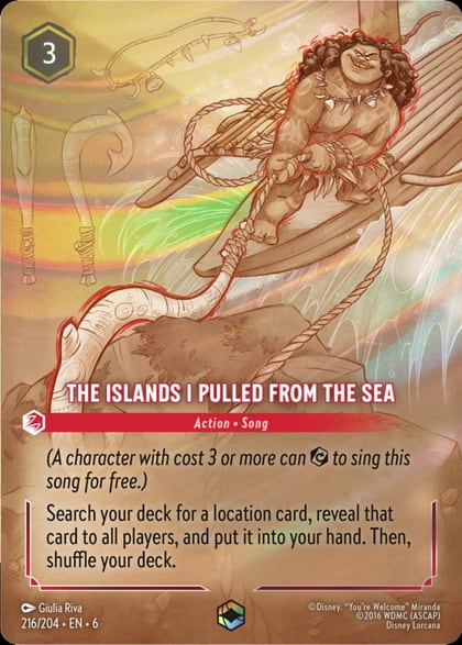 The Islands I Pulled From The Sea (Enchanted), Azurite Sea 216/204
