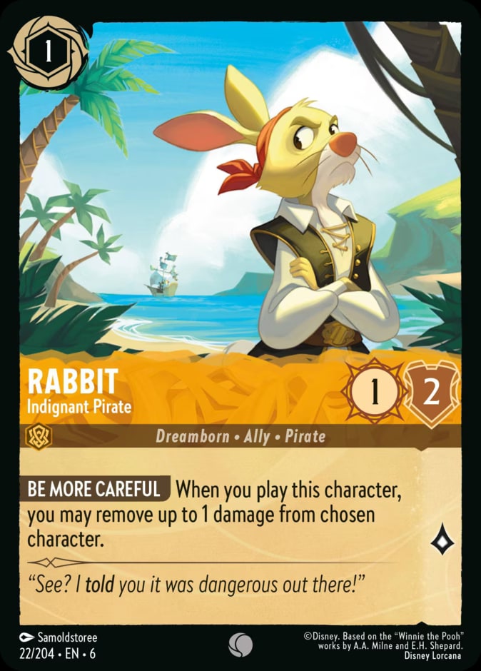 Rabbit - Indignant Pirate, Azurite Sea 22/204