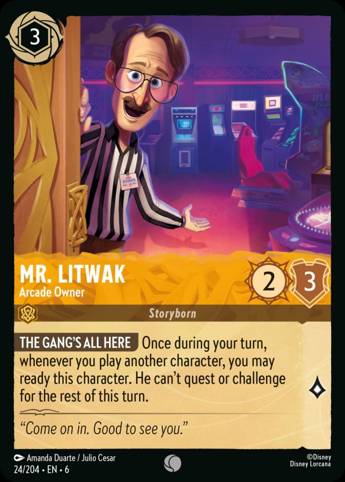 Mr. Litwak - Arcade Owner, Azurite Sea 24/204