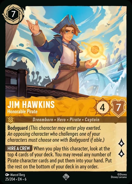 Jim Hawkins - Honorable Pirate, Azurite Sea 25/204