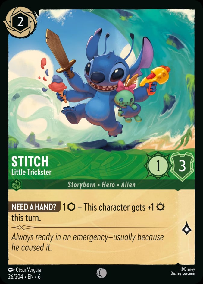 Stitch - Little Trickster, Azurite Sea 26/204