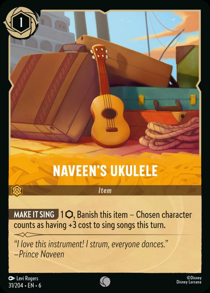 Naveen's Ukulele, Azurite Sea 31/204