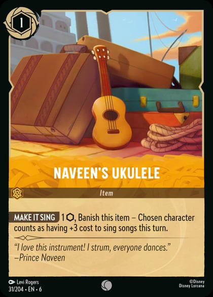 Naveen's Ukulele, Azurite Sea 31/204