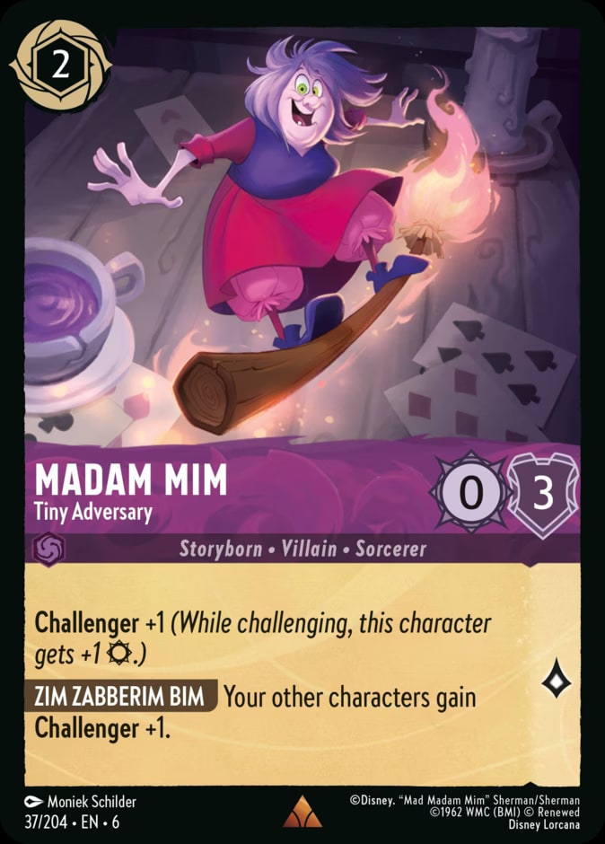 Madam Mim - Tiny Adversary, Azurite Sea 37/204