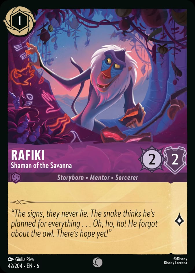Rafiki - Shaman of the Savanna, Azurite Sea 42/204