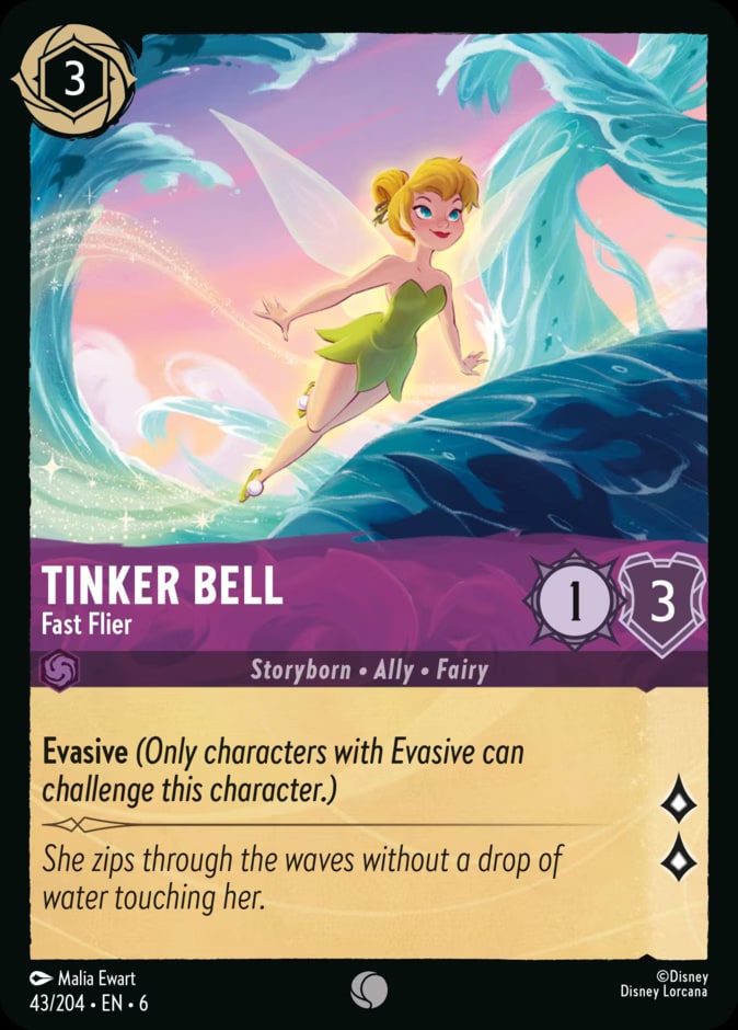 Tinker Bell - Fast Flier, Azurite Sea 43/204