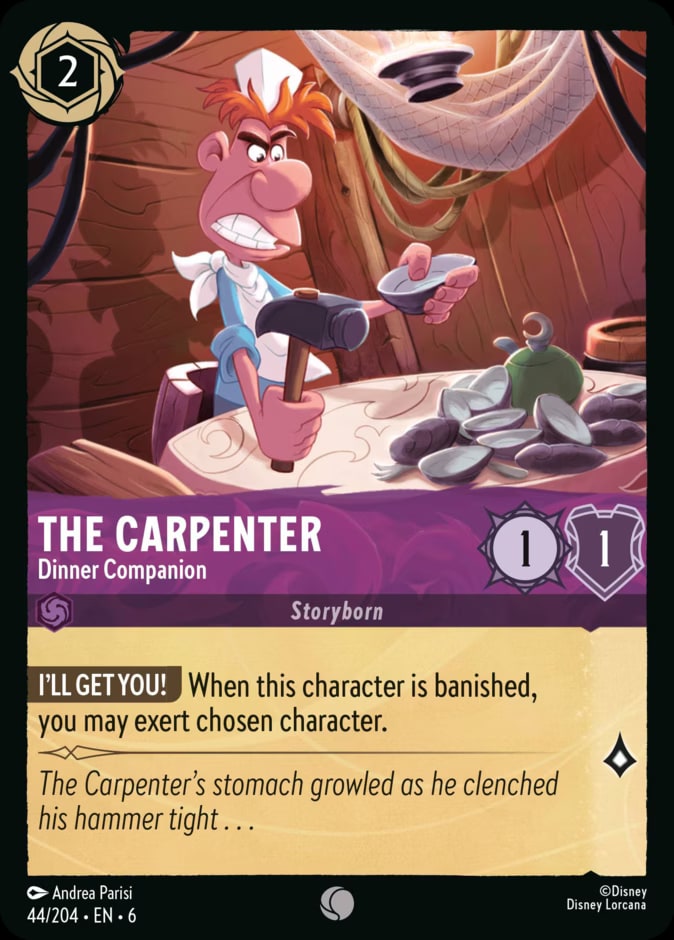 The Carpenter - Dinner Companion, Azurite Sea 44/204