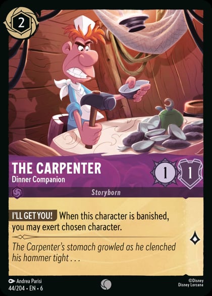 The Carpenter - Dinner Companion, Azurite Sea 44/204