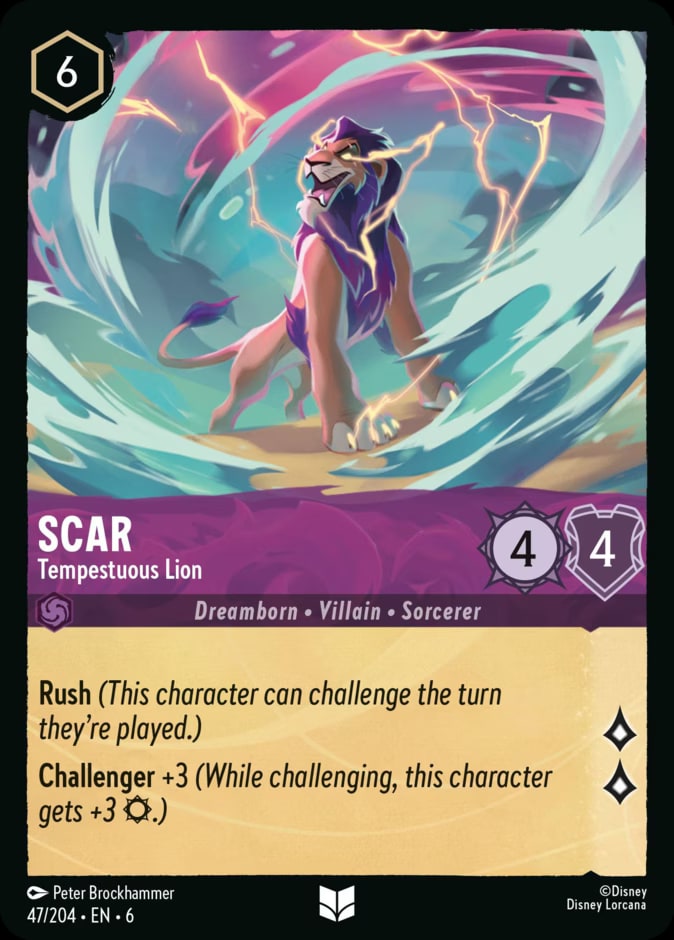 Scar - Tempestuous Lion, Azurite Sea 47/204