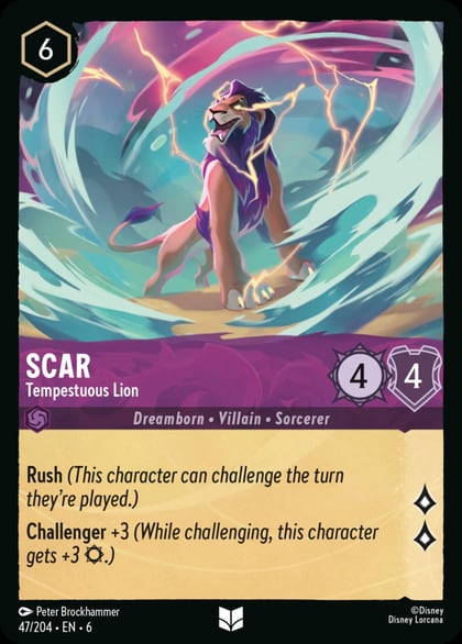 Scar - Tempestuous Lion, Azurite Sea 47/204