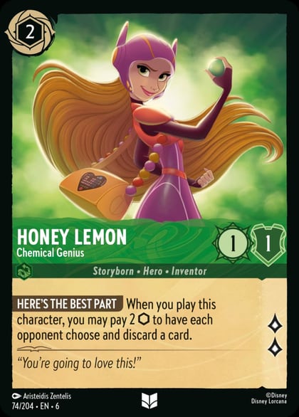 Honey Lemon - Chemical Genius, Azurite Sea 74/204