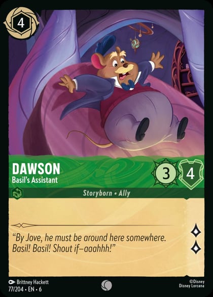 Dawson - Basil's Assistant, Azurite Sea 77/204