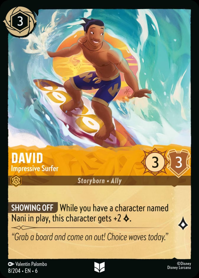 David - Impressive Surfer, Azurite Sea 8/204