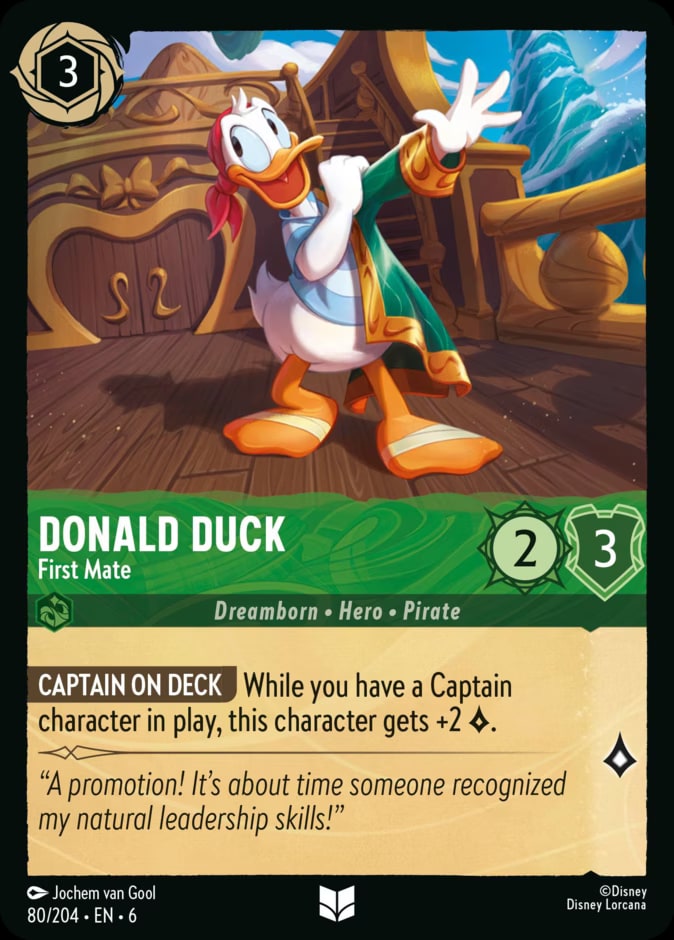 Donald Duck - First Mate, Azurite Sea 80/204