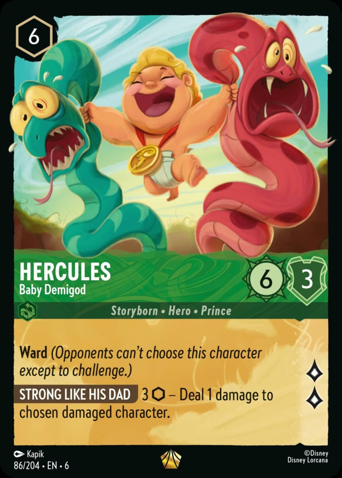 Hercules - Baby Demigod, Azurite Sea 86/204