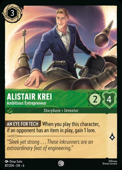 Alistair Krei - Ambitious Entrepreneur, Azurite Sea 87/204