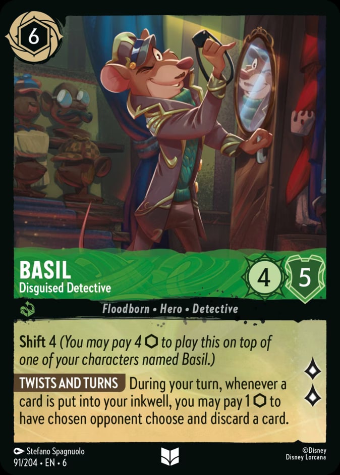 Basil - Disguised Detective, Azurite Sea 91/204