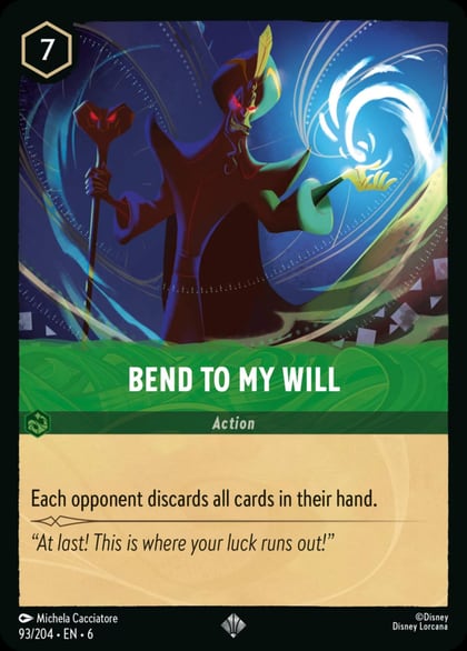 Bend to My Will, Azurite Sea 93/204
