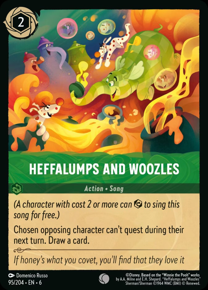 Heffalumps and Woozles, Azurite Sea 95/204