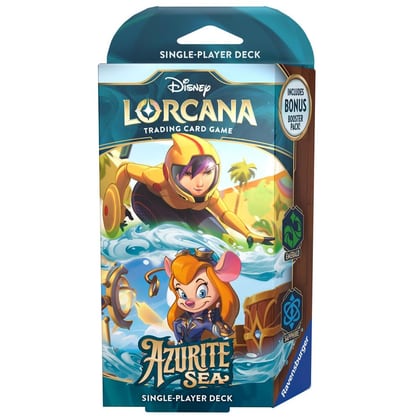 Disney Lorcana: Azurite Sea Starter Deck (Emerald & Sapphire), Azurite Sea P578124