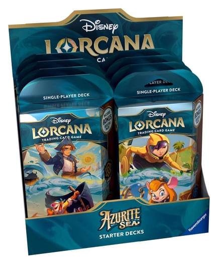 Disney Lorcana: Azurite Sea Starter Deck Display, Azurite Sea P578128