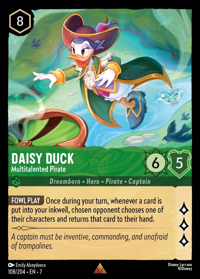 Daisy Duck - Multitalented Pirate, Archazia's Island 108/204
