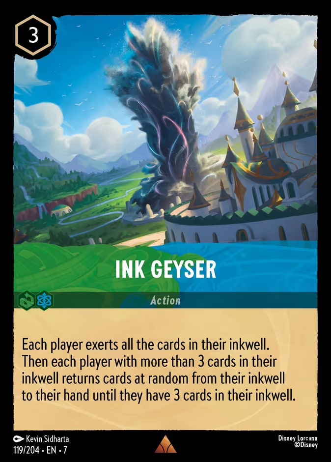 Ink Geyser, Archazia's Island 119/204