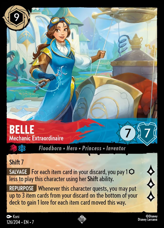 Belle - Mechanic Extraordinaire, Archazia's Island 126/204