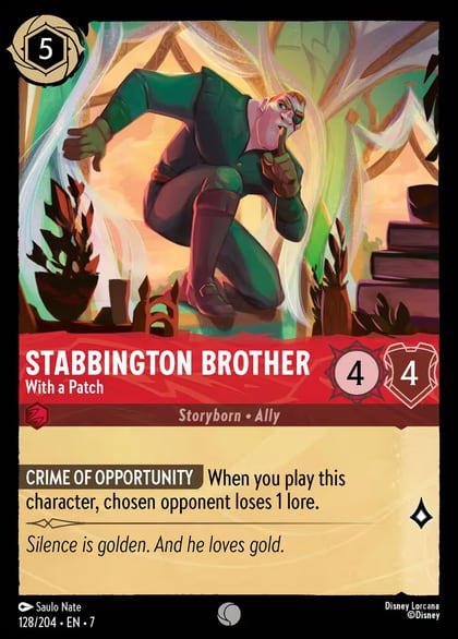 Stabbington Brother - With a Patch, Archazia's Island 128/204