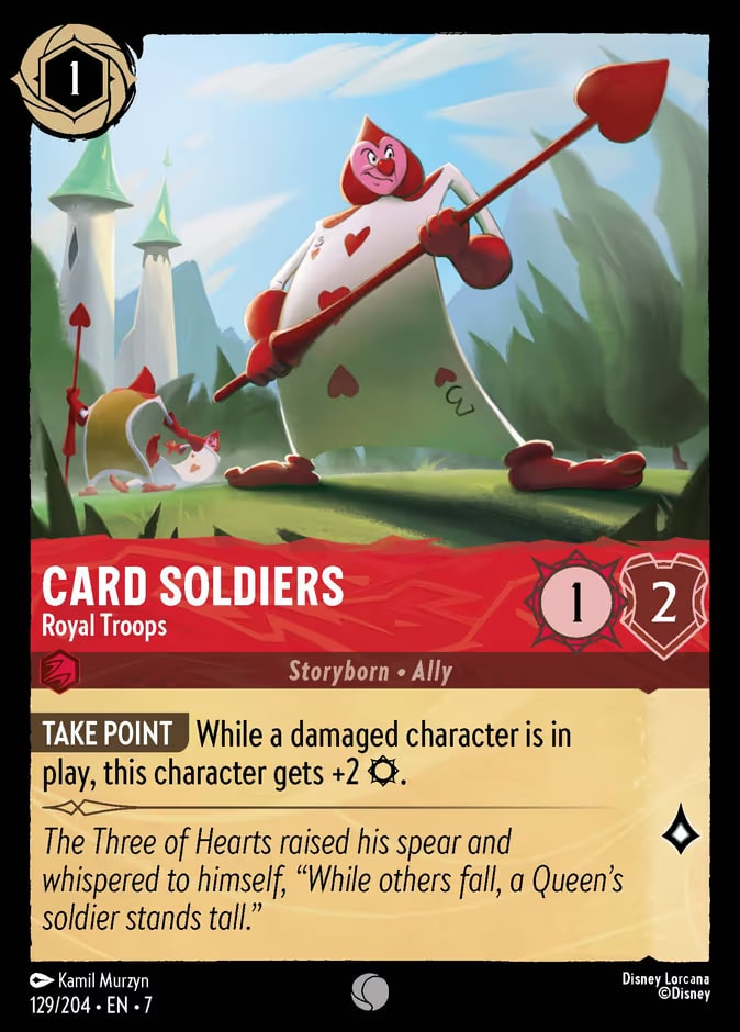 Card Soldiers - Royal Troops, Archazia's Island 129/204