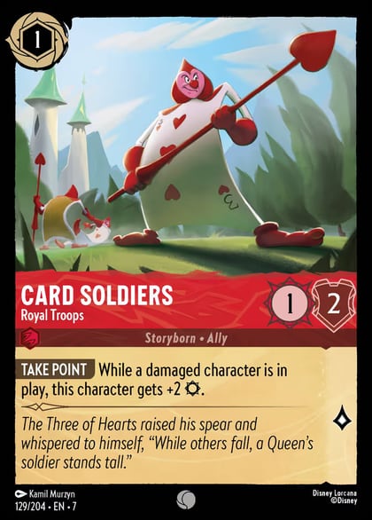 Card Soldiers - Royal Troops, Archazia's Island 129/204