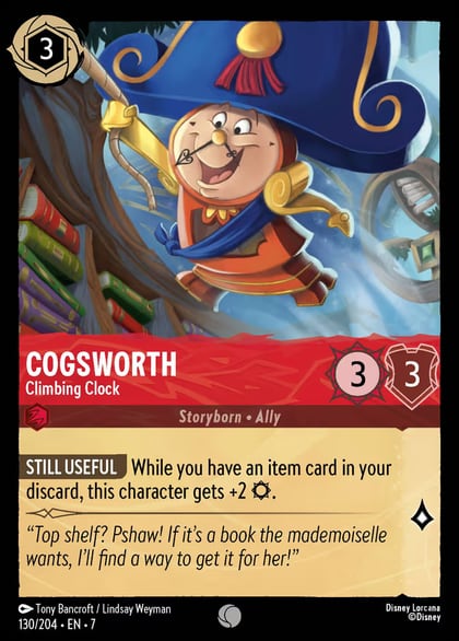 Cogsworth - Climbing Clock, Archazia's Island 130/204