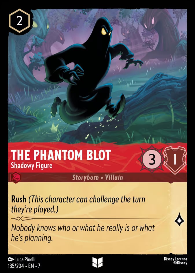 The Phantom Blot - Shadowy Figure, Archazia's Island 135/204
