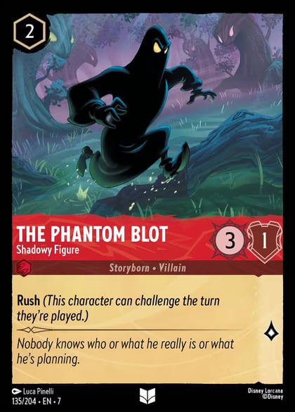 The Phantom Blot - Shadowy Figure, Archazia's Island 135/204