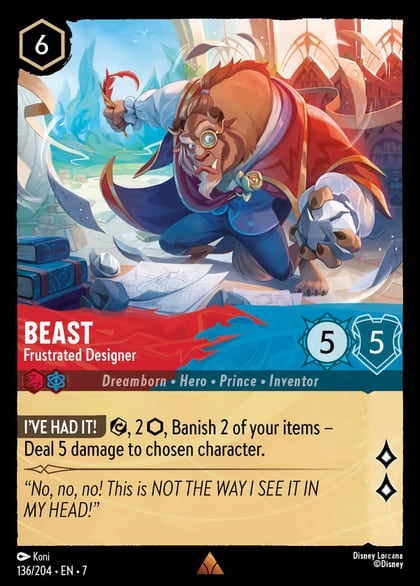 Beast - Frustrated Designer, Archazia's Island 136/204