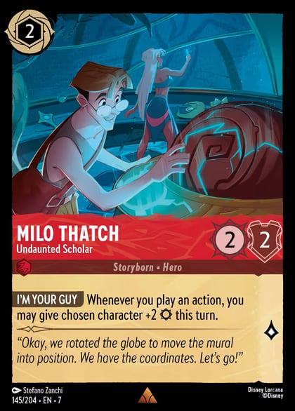 Milo Thatch - Undaunted Scholar, Archazia's Island 145/204