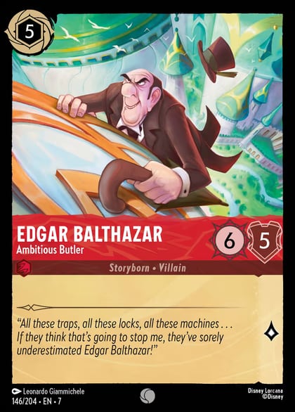 Edgar Balthazar - Ambitious Butler, Archazia's Island 146/204