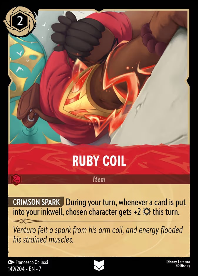 Ruby Coil, Archazia's Island 149/204
