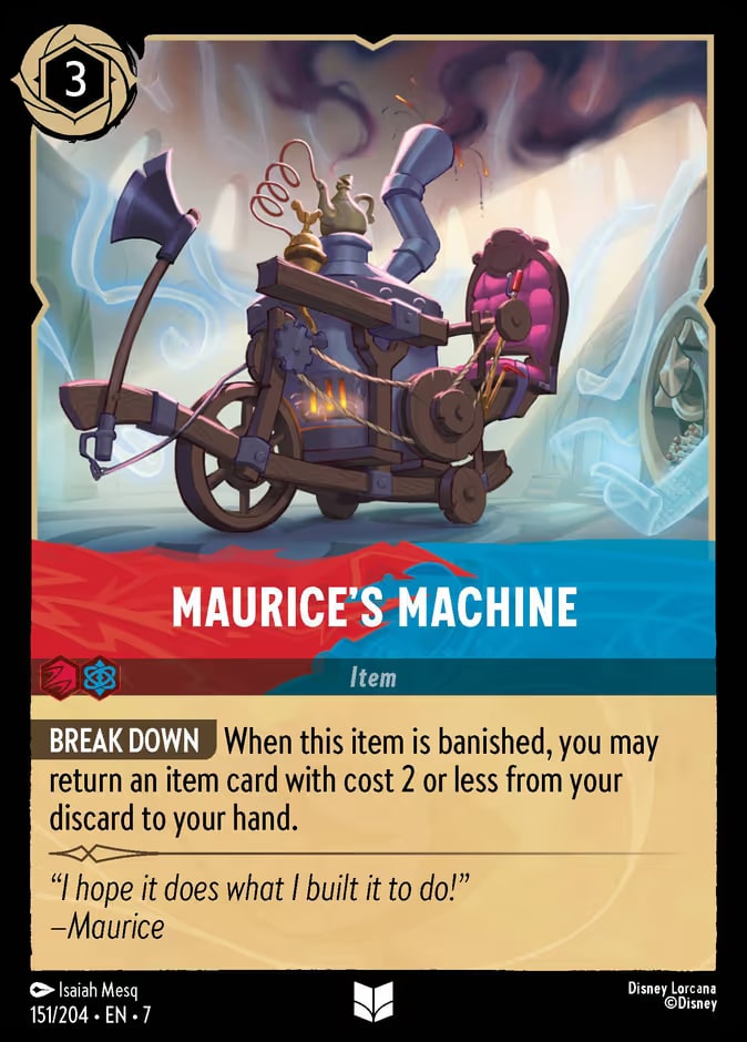 Maurice's Machine, Archazia's Island 151/204